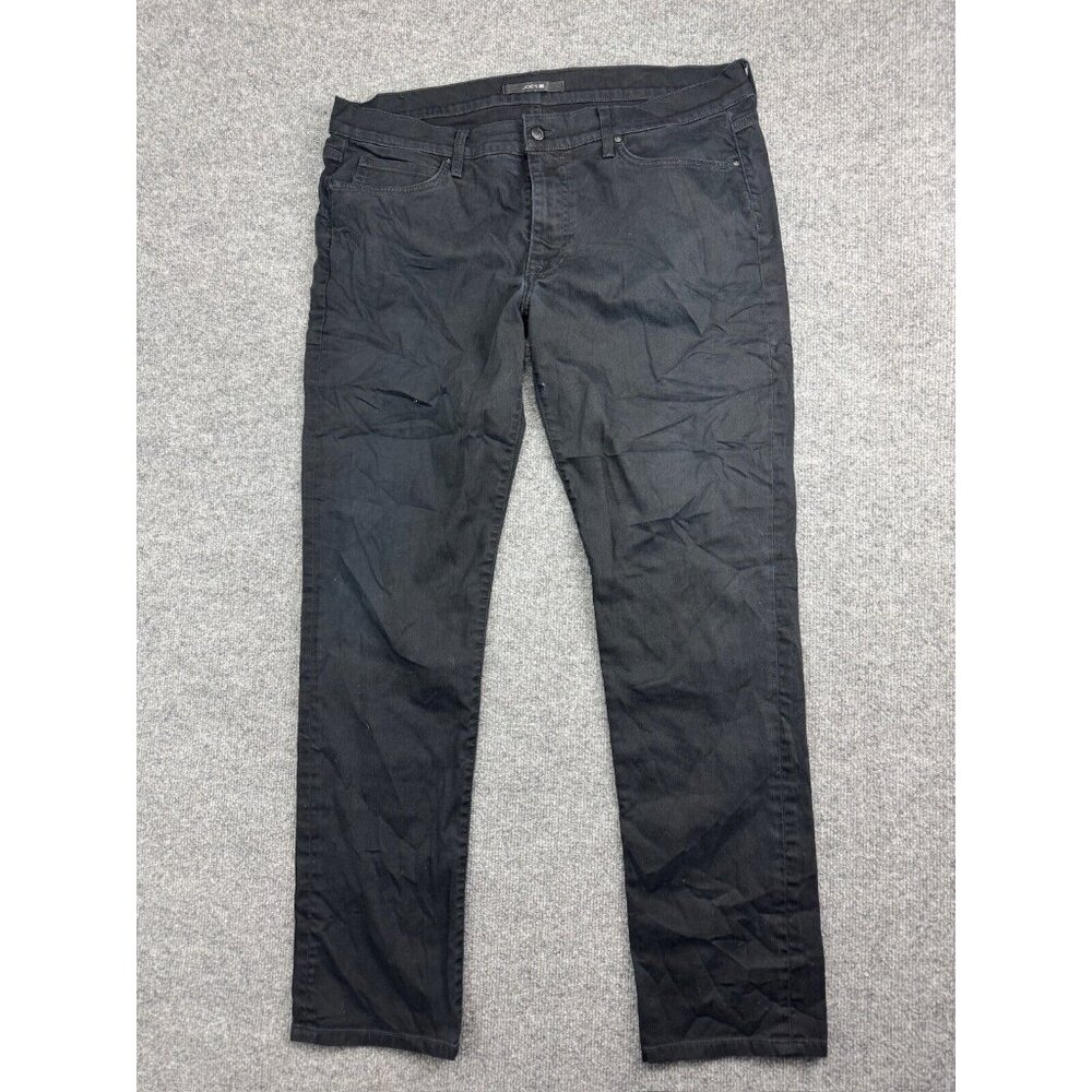 Joe's Jeans‎ Men's W38xL33 Black Denim Slim Fit Straight High Rise Ankle Stretch